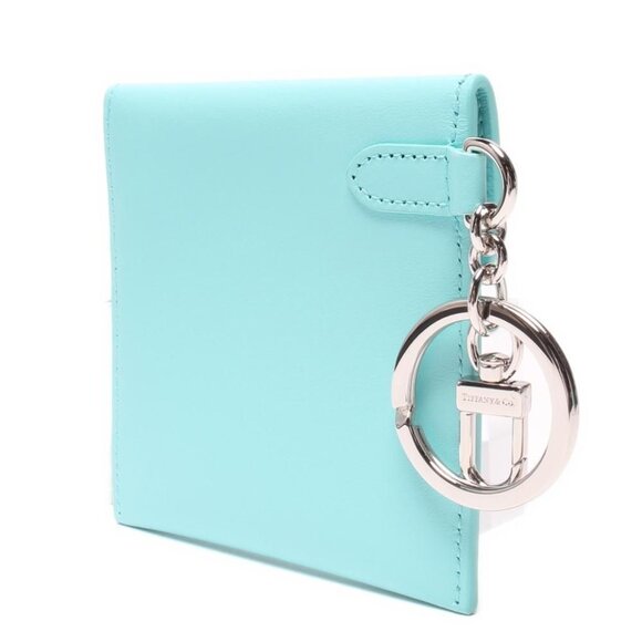 Tiffany & Co. Blue Leather Bag Charm Keychain – Return to Tiffany Heart Design - Picture 2 of 7
